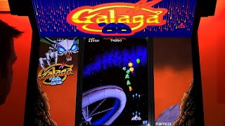 Galaga 88 Arcade Cabinet MAME Gameplay w Hypermarquee [upl. by Sallad]