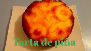 Tarta de piña receta Fácil y rápido de hacer muy rica [upl. by Shig]