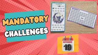 Mandatory Challenges  September W1 [upl. by Sevart586]