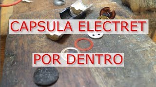 Que tiene UNA CAPSULA DE MICROFONO ELECTRET por dentro [upl. by Anytsyrk]