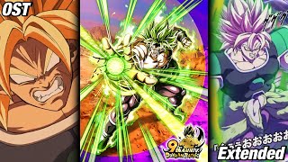 AGL LR Dokkan Fest Full Power Broly Transformation Active Skill Extended OST  DBZ Dokkan Battle [upl. by Arretak]