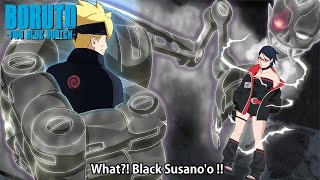 Sarada Show Off Her Legendary Susanoo To Boruto   How To Awaken Mangekyou Sharingan [upl. by Lonnard624]