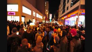 Lupe Fiasco  Redlaser Guerrilla Marketing with LASERS  Union Square NYC [upl. by Padgett]