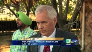 Rep McClintock holds Roseville town hall calls for Snowden amnesty [upl. by Kciredohr785]