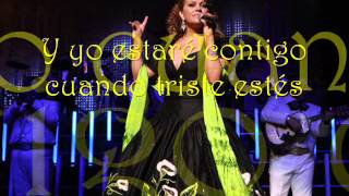 Jenni Rivera yo estare contigo cuando triste estes LETRA [upl. by Seraphine]