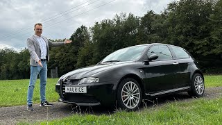 ALFA ROMEO 147 GTA REVIEW TEST 32 24V V6 INCLUSIEF BUSSO V6 HISTORIE [upl. by Neenej]