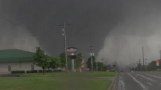 Massive Tornado Devastates Oklahoma City Area Dozens Killed [upl. by Annad]