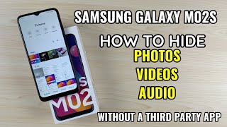 Samsung Galaxy M02S  How To Hide Your Private Content On Your Phone [upl. by Savinirs]