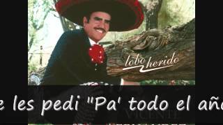 Vicente Fernandez Borracho te Recuerdo letra [upl. by Notyarb]