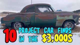 Unbelievable Deals 10 Affordable Project Cars For Sale by Owners – MustSee Classics [upl. by Aleydis]