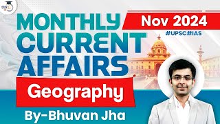 Monthly Current Affairs 2024  Current Affairs November Month 2024  Geography [upl. by Asirahc]