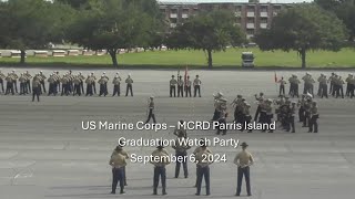 USMC MCRD Parris Island Graduation for GOLF Company on September 6 2024 [upl. by Kellsie]