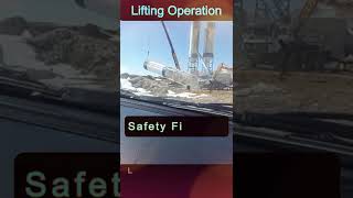 Crane Overturning  Crane Lifting Operations safetyfirstlife [upl. by Ziguard]