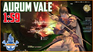 Aurum Vale Speed Run  Unsynced 159  Final Fantasy XIV Endwalker  Firemac Gameplay [upl. by Atikin589]