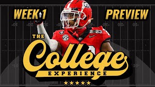 College Football Week Zero amp Week 1 Preview amp Picks  The College Football Experience [upl. by Esirrehc927]