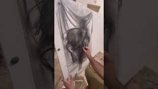 College of fine arts  drawing lessons art artistdrawing collageart cover charcoal [upl. by Slemmer]