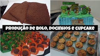 1 dia comigo ❤️ PREPARANDO O BOLO DOCES E CUPCAKES para a festa do meu filho 🎈🎂 [upl. by Maro]