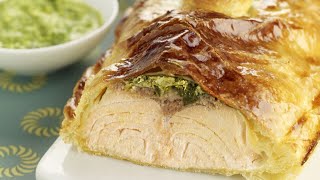 Recette  Saumon en croûte et sa crème d’oseille [upl. by Ardeid]