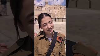 I asked an Israeli soldier What are you praying for at the Western Wall [upl. by Meeharbi]