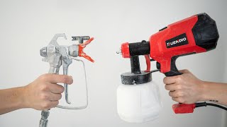 Paint Sprayer  Expensive vs Cheap [upl. by Aiuqenehs]