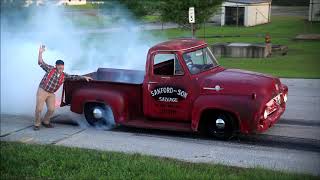 1955 Ford F100 quotJunkmanquot Hot Rod Patina Pickup TraditionalHotRodcom [upl. by Karylin696]