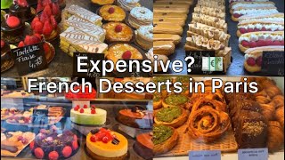 Expensive 💶 French Desserts in Paris bakerycakepastry bakery [upl. by Jaime]