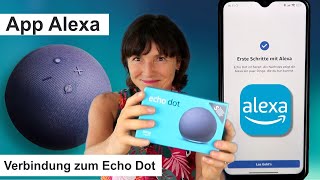 App Alexa installieren und mit dem Echo Dot verbinden Alexa für Seniorinnen und Senioren [upl. by Niltiak]