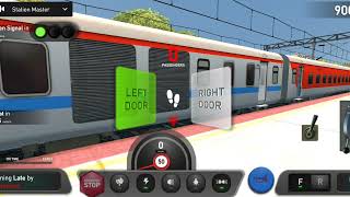 Rajdhani Express Crossing High Speed Mumbai to Surat  Indian Train Gaming video  Indian Railway [upl. by Ferree445]