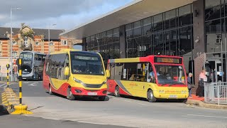 Buses in Accrington [upl. by Ahsikrats]