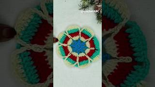 Beautiful Crochet Coaster crochet viralshorts trending crochetABC [upl. by Padriac]