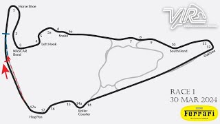 iRacing  Season 2  Week 3  Ferrari Fixed Series  Revisiting VIR in the Ferrari 296 GT3 [upl. by Yesrej396]