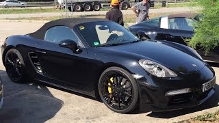 2016 Porsche 718 Boxster in Detail FIRST TIME ON STREET [upl. by Mcwilliams]