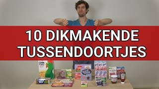 10 Ongezonde amp Dikmakende Tussendoortjes  Snacks [upl. by Atinna375]