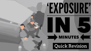 Exposure by Wilfred Owen in 5 Minutes Quick Revision [upl. by Attiuqahs]