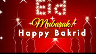 Happy Bakrid  Bakrid wishes  wishes with animation and song [upl. by Lovering338]