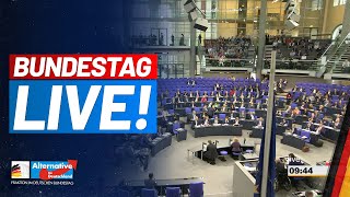 BUNDESTAG LIVE  201 Sitzung  AfDFraktion im Bundestag [upl. by Lezirg60]