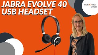 Jabra Evolve 40 Headset Review [upl. by Eward709]