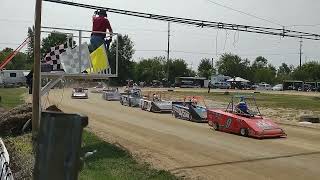 kids go kart racing at Argos Indiana September 8 2024 mow karts of Marshall county [upl. by Eyaf]