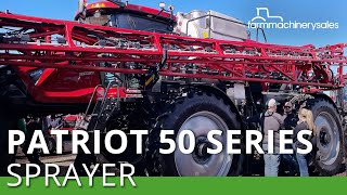 Highly anticipated Case IH Patriot 50 Series sprayer unveiled  AgQuip 2022 [upl. by Ibib]