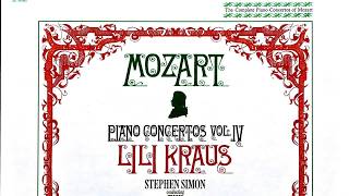 Mozart  Piano Concertos 9 Jeunehomme15161234568  Presentation Centrecord  Lili Kraus [upl. by Aidiruy]