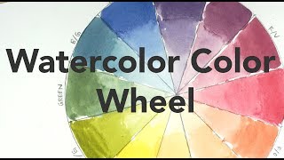 Color mixing lesson for beginners  the Watercolor Color Wheel [upl. by Lawrence]