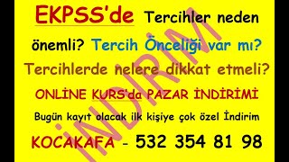 EKPSS Atamalarında TERCİHLER NE KADAR ÖNEMLİ Doğru Tercih nedir  Kazanmam için nasıl tercihler ya [upl. by Tullusus419]