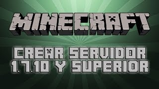 Minecraft 1710  18  Como Crear un Servidor  Español [upl. by Hurley]