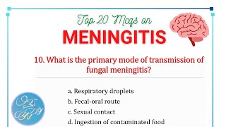 Meningitis questions with answers।। Agent symptoms complications diagnosis amp treatment [upl. by Rialcnis]