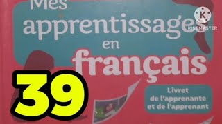 mes apprentissages en français 6aep page 39 [upl. by Dinny]