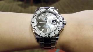 Rolex YachtMaster 40 116622 Dark Rhodium [upl. by Burk876]