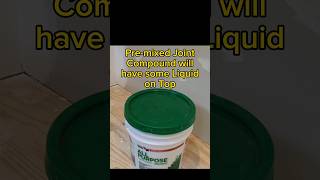 Mix Premixed Joint Compound for Best Results diy homeimprovement shorts drywall [upl. by Kelsi221]