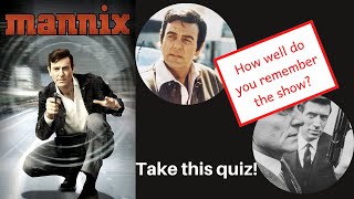 Mannix Quiz How well do you remember the show shorts [upl. by Lochner]