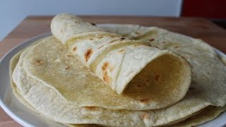 Tortilla Wraps Selber Machen Rezept  Homemade Tortilla Wraps Recipe  ENG SUBS [upl. by Ranice]