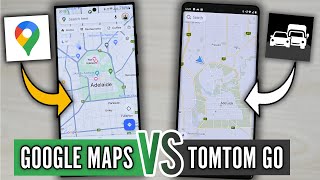 Google Maps vs TomTom GO  The Best Navigation App of 2024 [upl. by Ralli]